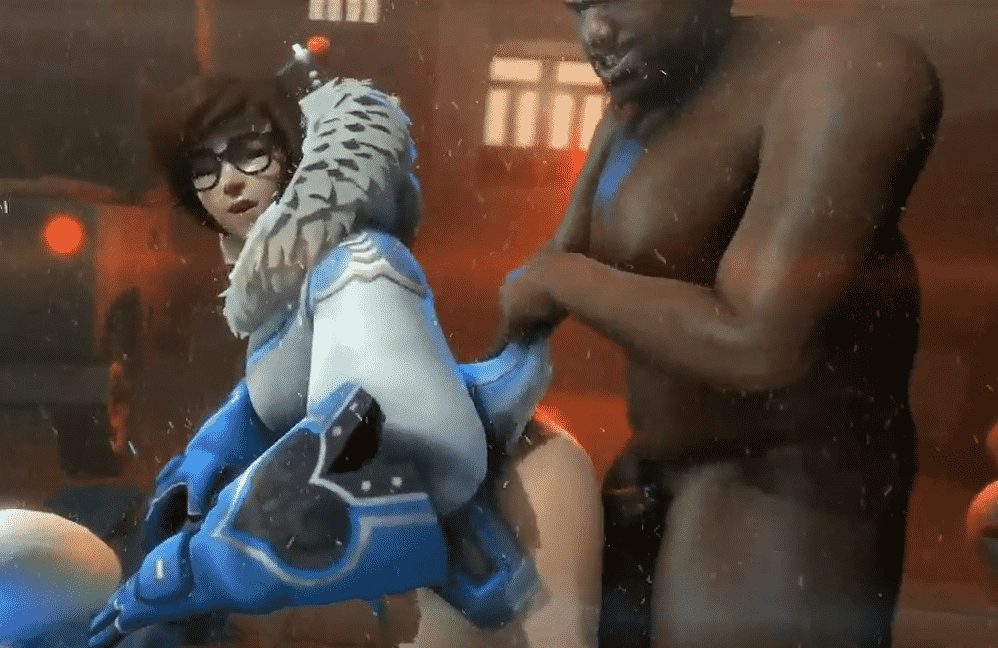 Mei fucked by a black guy in winter Overwatch best 3d porn