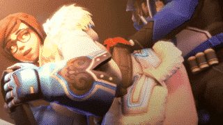 Mei takes it from behind