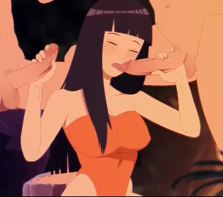 Naruto and Hinata Shadow Cock Jutsu