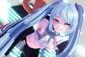 Striped Bikini Hatsune Miku Public Sex Stage Live