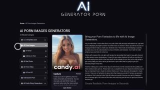 Smart and Sexy: The AI Generators Leading the Adult Industry