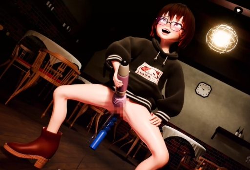 Crouched legs Baggy hoodie