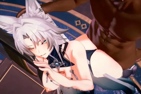 Boglangan yalangoch qiz va u bilan jinsiy aloqa