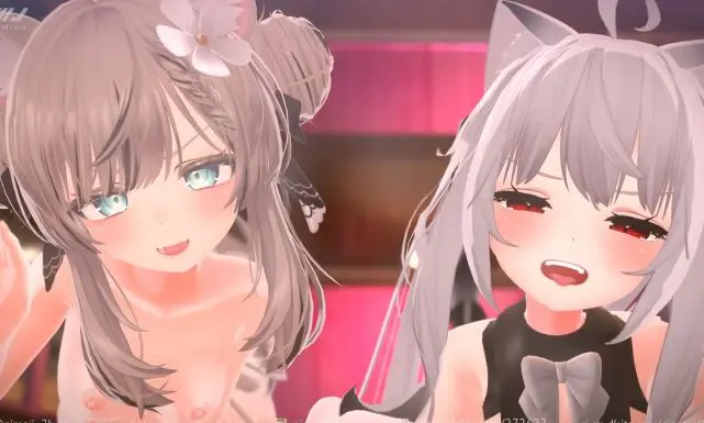 Manuka and Maiya make the restrained Karin squirt with fingering