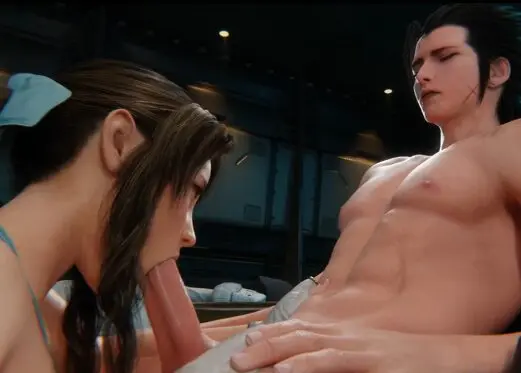 Zack and Aerith Fairy of Snowfall Aeriths