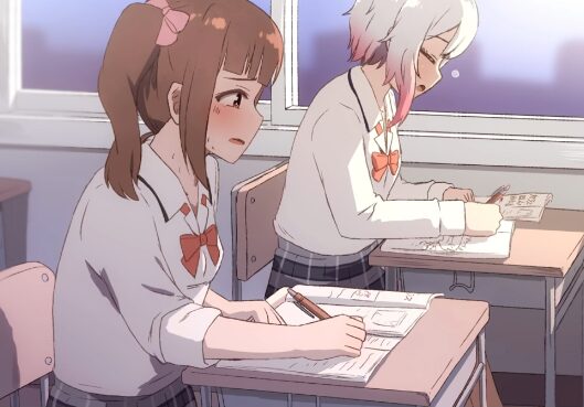 Kyoko Igarashi accidentally shared her senses with a boy she dislikes using a sense sharing app